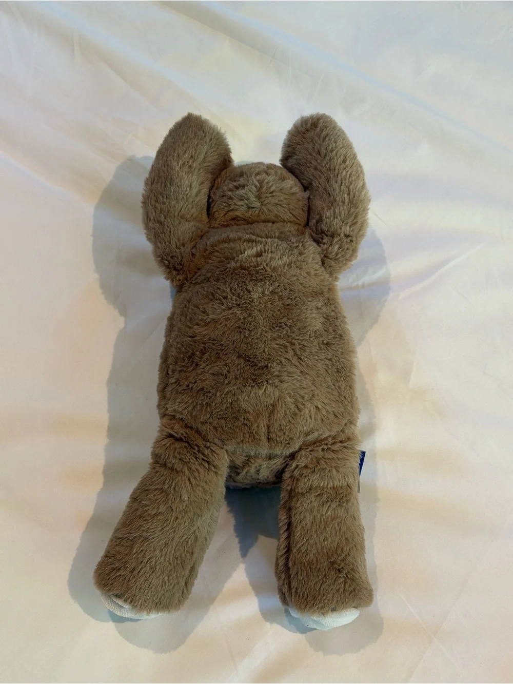 DOG Plush Brown Bear Holding Red Heart LIKE NEW!